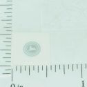 John Deere White & Silver Horn Button Sticker Main Image