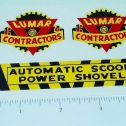 Marx Lumar Contractors Scoop Shovel Sticker Set Main Image