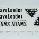 Nylint Adams Traveloader Const Toy Sticker Set Main Image