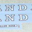 Tonka Standard Oil Tanker Semi Sticker Set Main Image