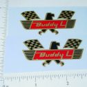 Pair Buddy L Daytona Race Car Hauler Door Sticker Set Main Image