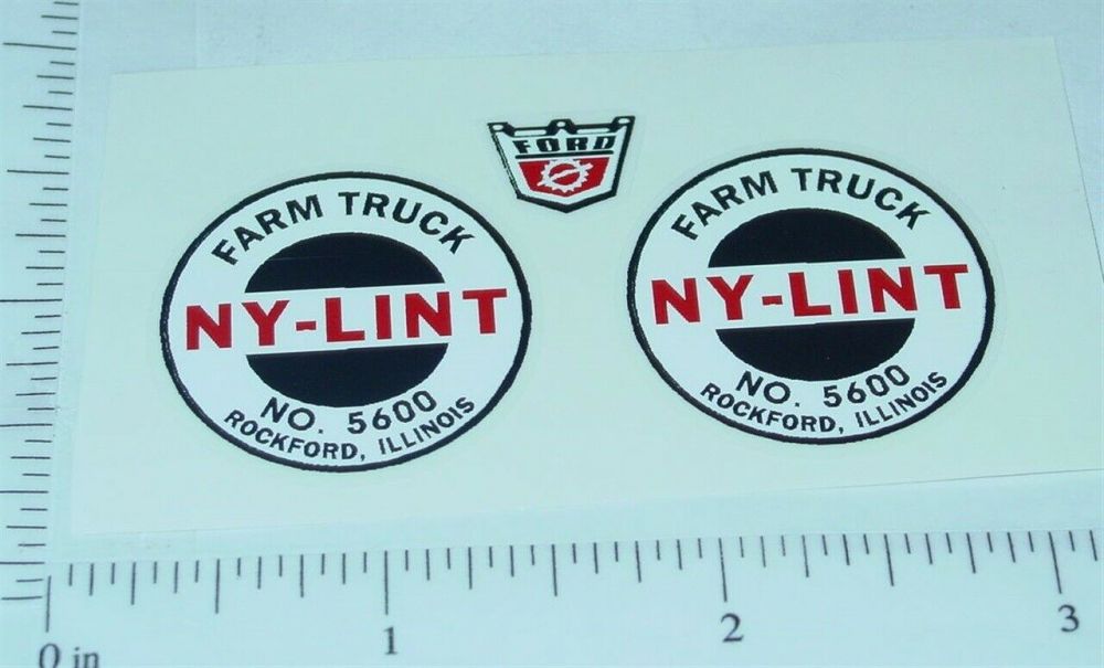 NYLINT  NO 4500   RANCH  TRUCK  DECAL  SET 