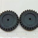 Pair of Rubber Tonka Script Tire Toy Parts Alternate View 2
