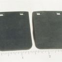 Tonka Reproduction Small Mudflap Set of 2 Replacement Toy Part Main Image