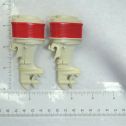 Tonka Clipper Outboard Boat Motor Pair, (2) Replacement Toy Part Main Image