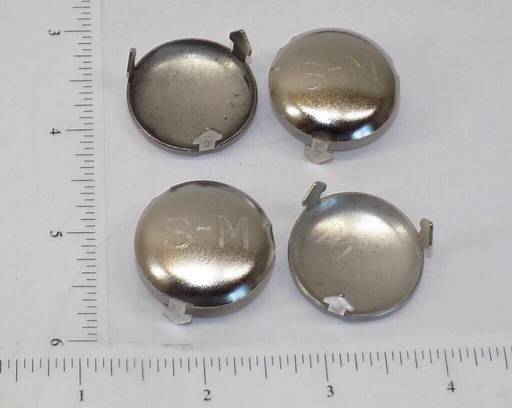 Smith Miller Set of 4 Smooth Large w/S-M Hubcap Toy Parts SMP-009 