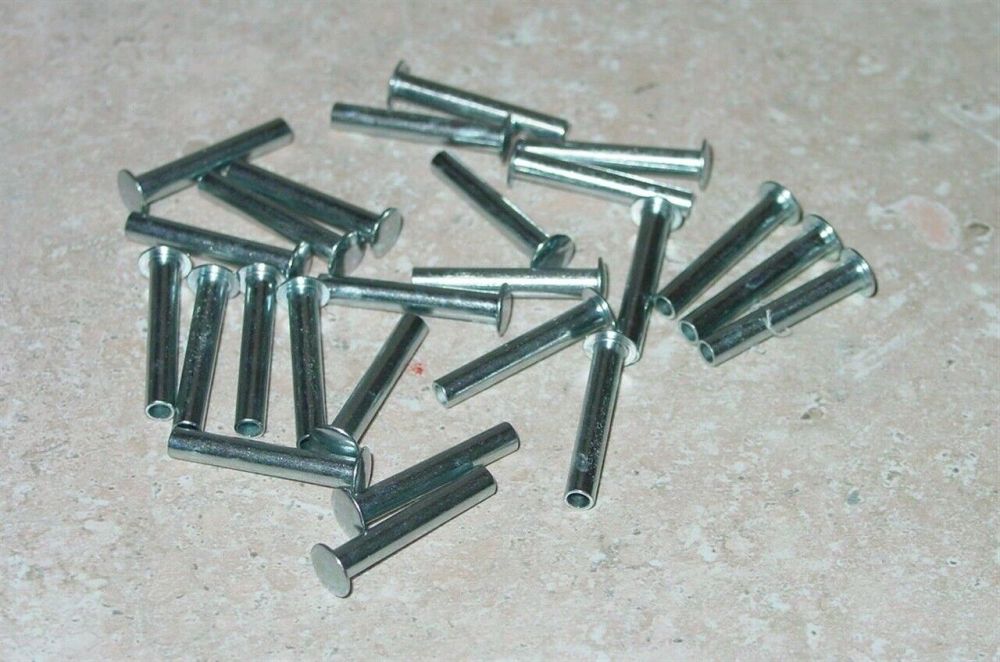 Tonka Semi Tubular 1/8"  Rivets 48 Piece Assortment Made in USA Toy Parts 