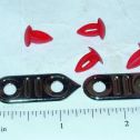 Tonka Fire Truck Rear Tail Lights w/Bezels Replacement Toy Parts Main Image