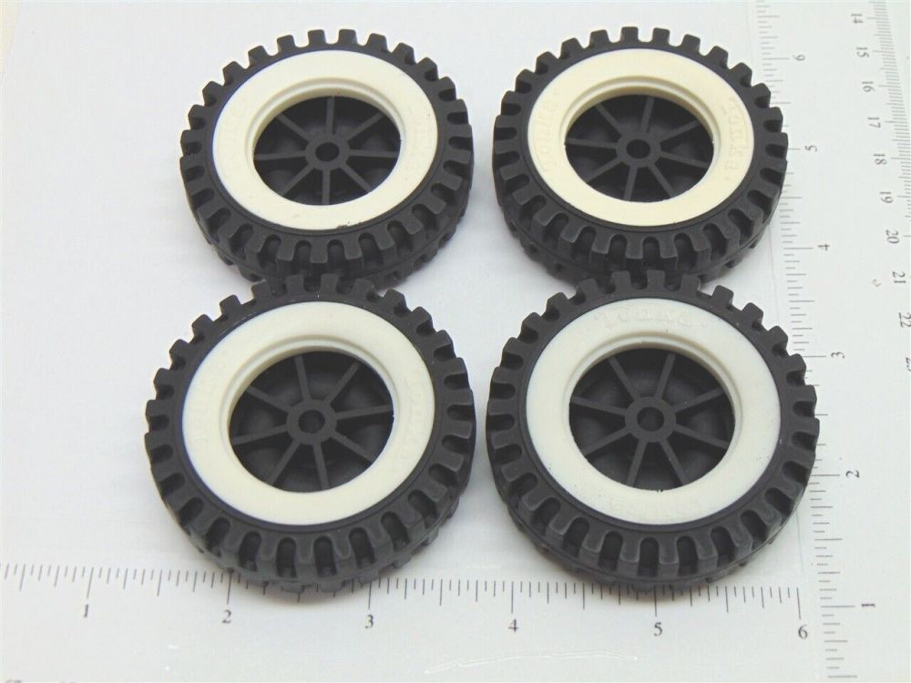 Set of 4 Tonka Whitewall Tire Insert Replacement Toy Parts TKP-040 