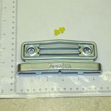 Tonka Stamped Steel, Zinc Plate Dodge Grill + Headlight Set Toy Part Main Image