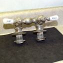 Vintage Central Cleveland Brass Faucet, Porcelain Hot Cold Handles, Claw Tub Alternate View 1