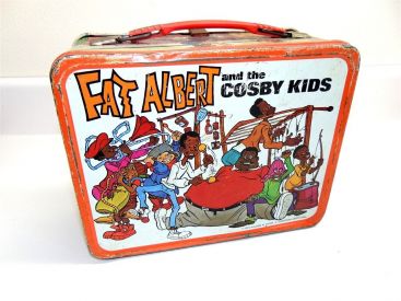 Vintage Thermos Fat Albert and the Cosby Kids Lunchbox no Thermos-Fair Shape Main Image Vintage Thermos Fat Albert and the Cosby Kids Lunchbox no Thermos-Fair Shape Main Image