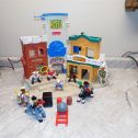 Vintage Fisher Price Great Adventure Western Town w/Assorted Figures & Misc Main Image