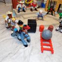 Vintage Fisher Price Great Adventure Western Town w/Assorted Figures & Misc Alternate View 1