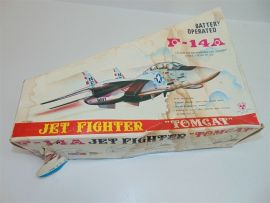 Vintage F-14 Tomcat Tin Toy-Son AI Toys Taiwan-Battery Operated Actions!