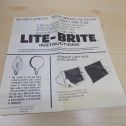 Vintage 1981 Lite Brite with Glow Pegs and Papers. Tested/ Works! Alternate View 10