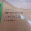 Vintage Doepke Up See Down Marble lift toy-Fair Condition-with box & accessories Alternate View 2