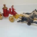 Vintage 1920's Kenton Steam Fire Pumper Horse Drawn-Cast Iron-Great Condition Alternate View 1