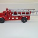 Vintage 1950's Freeport Toy Cast Iron Hook and Ladder Fire Truck-Good Condition Alternate View 4