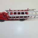 Vintage 1950's Freeport Toy Cast Iron Hook and Ladder Fire Truck-Good Condition Alternate View 6
