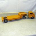 Vintage Smith Miller Fruehauf Low Boy Semi Truck +Trailer, Toy Vehicle, Smitty Alternate View 1