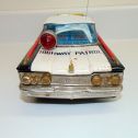 Vintage 1950's Ichiko Tin Litho Toy Friction Car Highway Patrol Police Car 11 in Alternate View 4