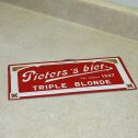 Vintage Pieters's Bier, Beer Sign, Cardboard Velour, Triple Blonde, 12.75" Alternate View 4