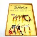 Vintage "The Colonel" Spinner 12 Lure Display gold-silver-black-original box Main Image