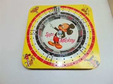 Vintage Mickey Mouse Spin-N-Win Game #703 Northwestern Products-St Louis-Works Main Image Vintage Mickey Mouse Spin-N-Win Game #703 Northwestern Products-St Louis-Works Main Image