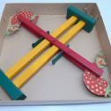 Vintage 1944 Teeter Zig Zag See Saw Toy-Multipl-Aktion Toy Co. Minneapolis-Works Alternate View 3