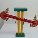 Vintage 1944 Teeter Zig Zag See Saw Toy-Multipl-Aktion Toy Co. Minneapolis-Works Alternate View 6