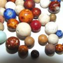 Vintage Lot Of 100 Vintage Antique Marbles - Stone - Ceramic - Clay Alternate View 4