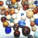Vintage Lot Of 100 Vintage Antique Marbles - Stone - Ceramic - Clay Alternate View 8
