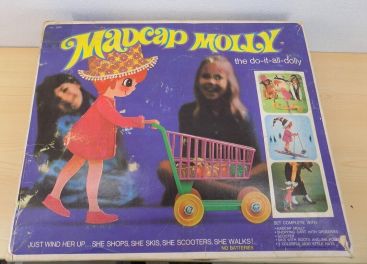 Vintage Madcap Molly the Do-It-All-Dolly Kenner General Mills 1971 Tested/Works Main Image Vintage Madcap Molly the Do-It-All-Dolly Kenner General Mills 1971 Tested/Works Main Image