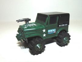 Vintage 1980's LJN Toys O.M..N.I. Force Jeep Body and Mechanism-not working