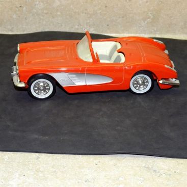 Vintage 1958 Chevrolet Corvette Convertible Dealer Promo Car, Friction Main Image Vintage 1958 Chevrolet Corvette Convertible Dealer Promo Car, Friction Main Image
