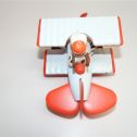 Vintage 1972 Buddy L Super Dog Flying Machine Plane #5128-Orange/White-in box. Alternate View 7