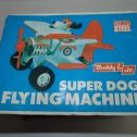Vintage 1972 Buddy L Super Dog Flying Machine Plane #5128-Orange/White-in box. Alternate View 10
