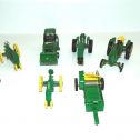 Vintage Ertl John Deere Tractor Lot 1/43 Scale 7 tractors/1 implement-fair Main Image