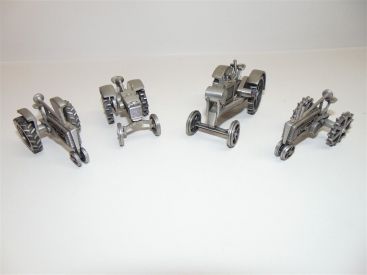 Vintage Spec-Cast John Deere Pewter Tractors Lot-4-B,H, Waterloo Boy-1:43 no box Main Image Vintage Spec-Cast John Deere Pewter Tractors Lot-4-B,H, Waterloo Boy-1:43 no box Main Image