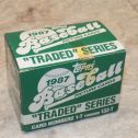 1987 Topps Traded Baseball Card Factory Set - 132 Cards in Retail Set Box Main Image