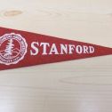 Vintage Stanford Junior University Felt Pennant Flag Main Image