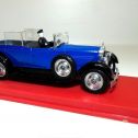 Vintage Solido Toys #1541929 Fiat 525N Touring Car-Diecast-Blue/Black-1:43 Alternate View 1