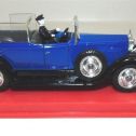 Vintage Solido Toys #1541929 Fiat 525N Touring Car-Diecast-Blue/Black-1:43 Alternate View 2