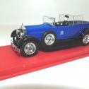 Vintage Solido Toys #1541929 Fiat 525N Touring Car-Diecast-Blue/Black-1:43 Main Image