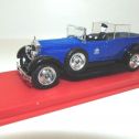 Vintage Solido Toys #1541929 Fiat 525N Touring Car-Diecast-Blue/Black-1:43 Main Image