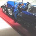 Vintage Solido Toys #1541929 Fiat 525N Touring Car-Diecast-Blue/Black-1:43 Alternate View 8