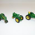 Vintage 12 John Deere 50-60's era Historical Tractors Ertl Diecast lot-1/64 Alternate View 2