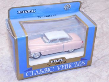 Ertl 1952 Pink Cadillac Classic Vehicles Series 1:43 Diecast Toy Car IN BOX 3 Main Image