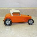 Vintage Nylint Jalopy Roadster Car, Pressed Steel, Orange Hot Rod Alternate View 1